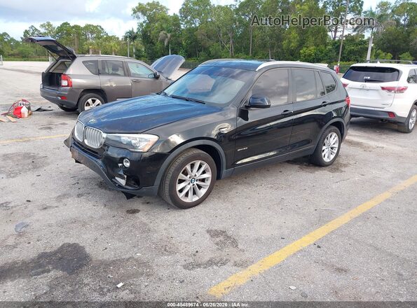 5UXWZ7C38H0V92577 2017 BMW X3 Black Front left