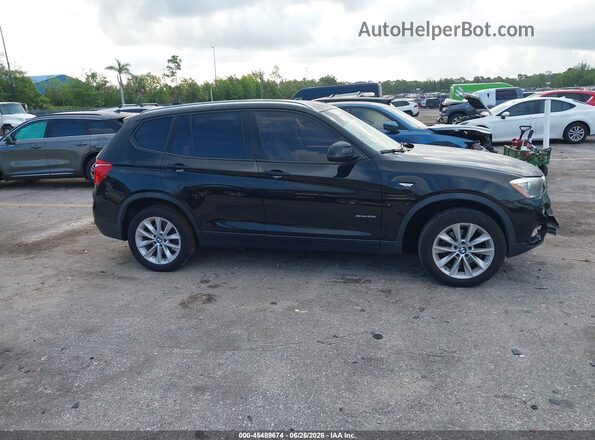 5UXWZ7C38H0V92577 2017 BMW X3 Black Rear interior view