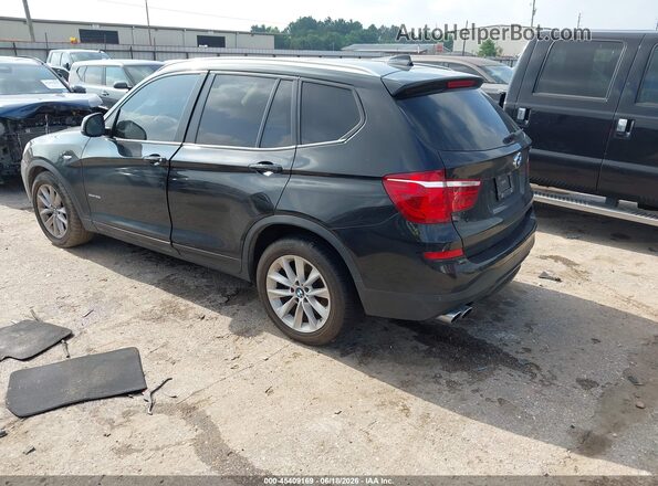 5UXWZ7C39H0V88280 2017 BMW X3 Black Задня ліва чверть