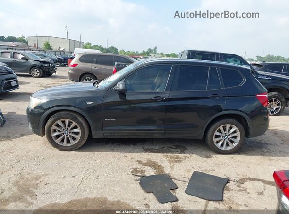 5UXWZ7C39H0V88280 2017 BMW X3 Black Панорамний вид салону 360°