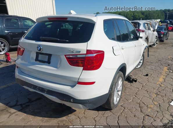 5UXWZ7C39H0X41398 2017 BMW X3 White Trasero derecho