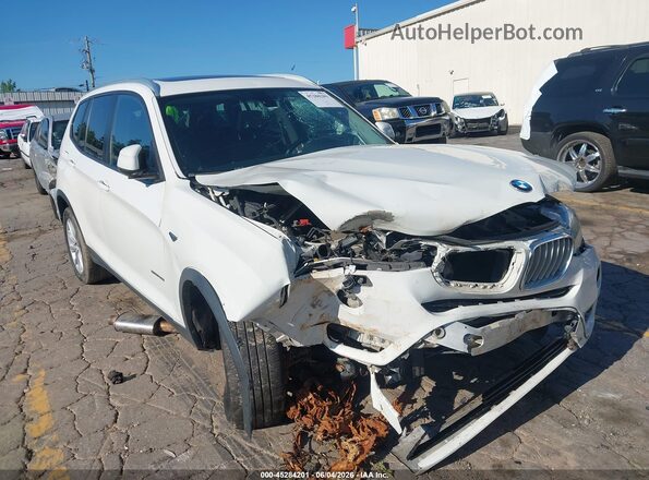 5UXWZ7C39H0X41398 2017 BMW X3 White Vista frontal