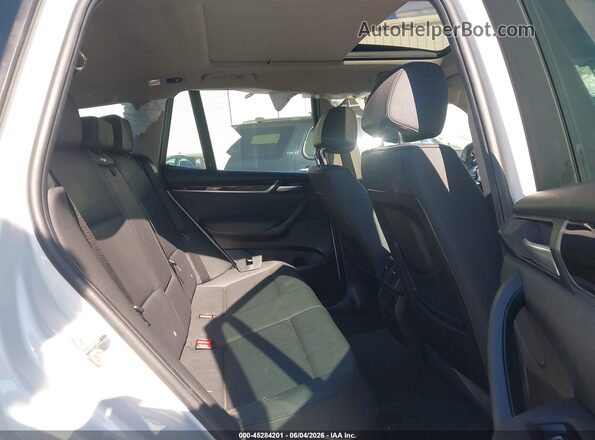 5UXWZ7C39H0X41398 2017 BMW X3 White Vista de la etiqueta del VIN