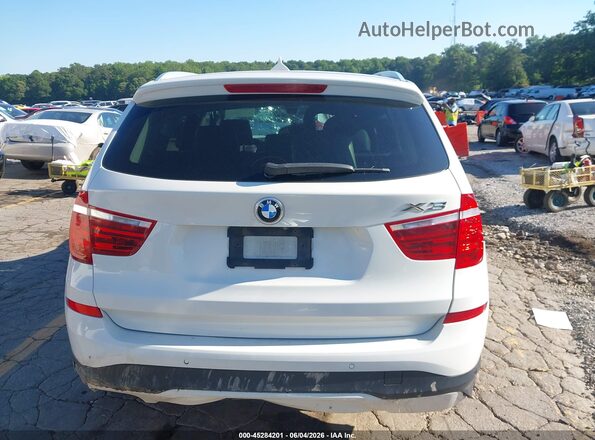 5UXWZ7C39H0X41398 2017 BMW X3 White 