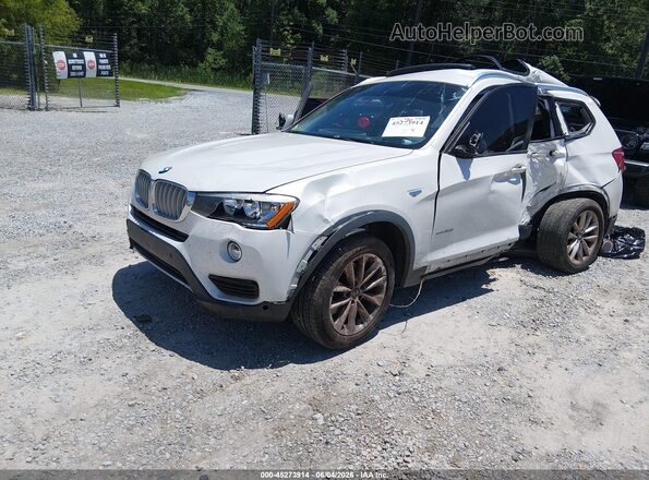 5UXWZ7C3XH0V87591 2017 BMW X3 White Przód lewy