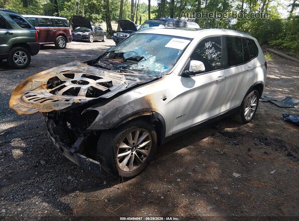 5UXWZ7C50H0V84975 2017 BMW X3 White Передня ліва чверть