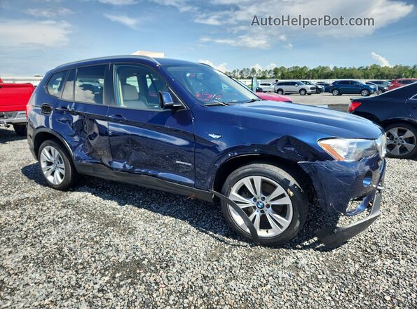 5UXWZ7C53G0T42762 2016 BMW X3 Blue Առջևի աջ