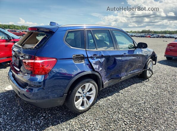 5UXWZ7C53G0T42762 2016 BMW X3 Blue Հետևի աջ