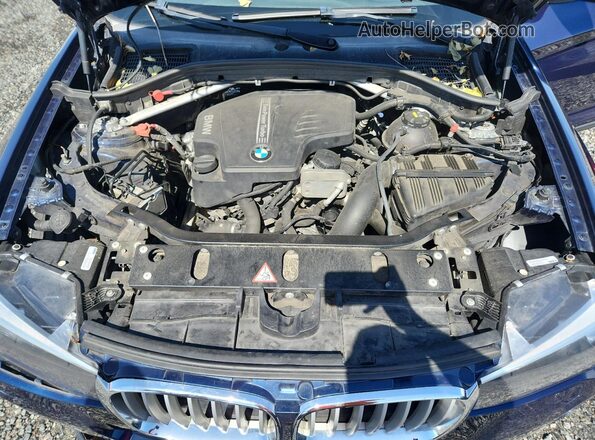 5UXWZ7C53G0T42762 2016 BMW X3 Blue Շարժիչի բաժամունքի տեսք