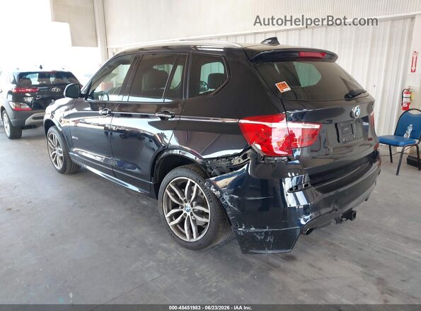 5UXWZ7C53H0U44984 2017 BMW X3 Черный Задняя левая четверть