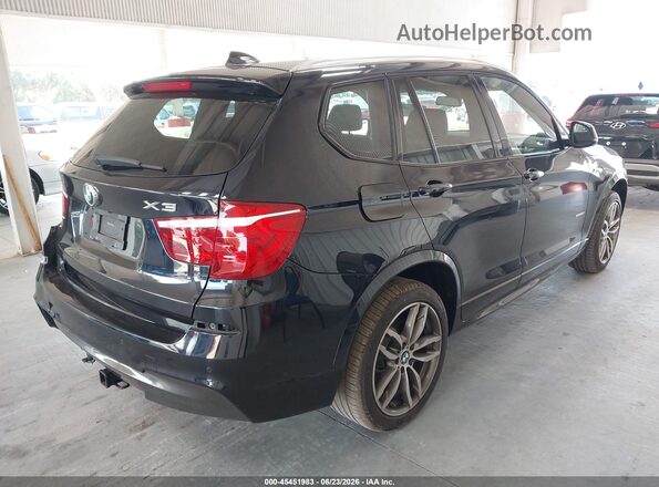 5UXWZ7C53H0U44984 2017 BMW X3 Черный Задняя правая четверть