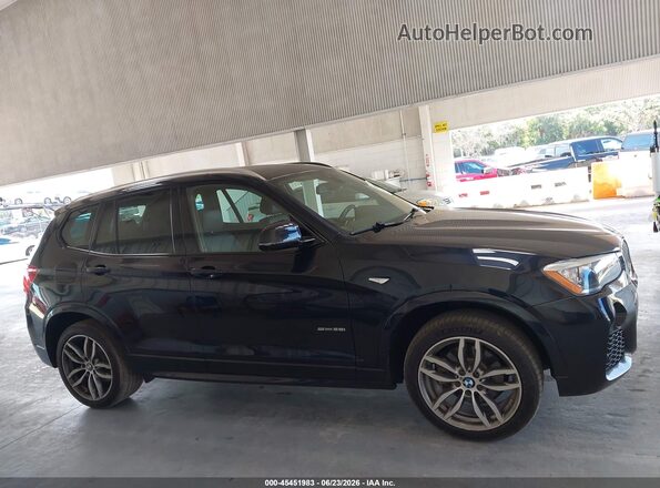 5UXWZ7C53H0U44984 2017 BMW X3 Черный Панорамный вид салона 360°