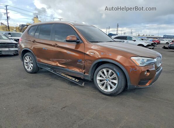 5UXWZ7C57H0V85105 2017 BMW X3 Brown 