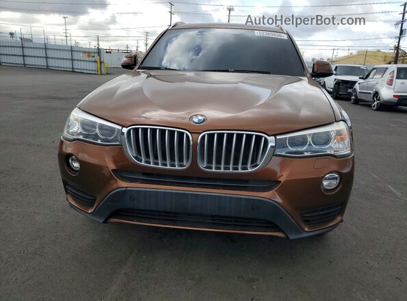 5UXWZ7C57H0V85105 2017 BMW X3 Brown 