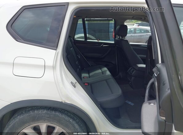 5UXWZ7C57H0V86092 2017 BMW X3 White Vista de la etiqueta del VIN