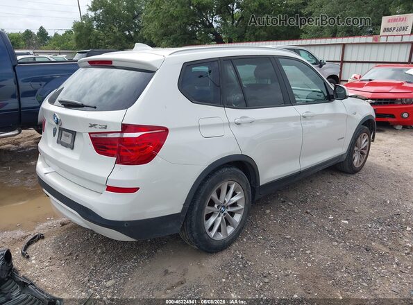5UXWZ7C57H0V86092 2017 BMW X3 White Trasero derecho