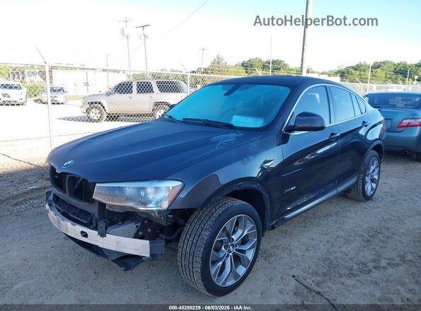 5UXXW3C52G0M90102 2016 BMW X4 Gray Առջևի ձախ երեք քառորդ տեսարան