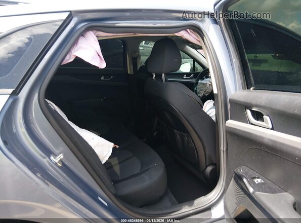 5XXG14J24NG136088 2022 KIA K5 Gray Vista de la etiqueta del VIN