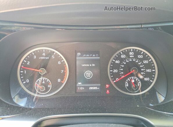 5XXG44J89RG239153 2024 KIA K5 White ხელსაწყოთა პანელის ხედი