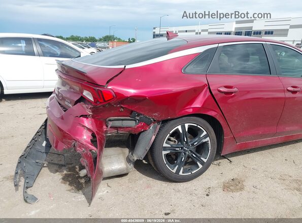 5XXG64J26NG083945 2022 KIA K5 Red Widok z przodu