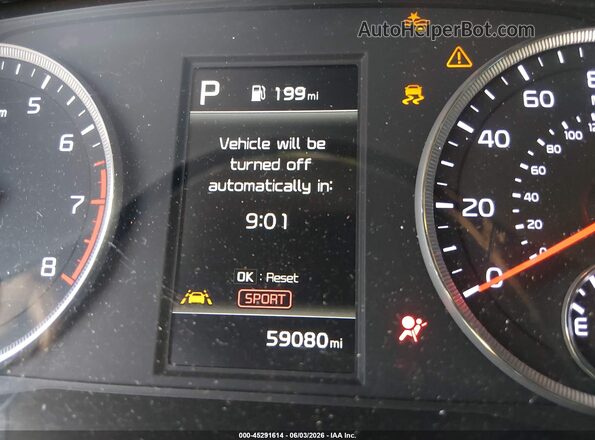 5XXG64J27NG155025 2022 KIA K5 Black Widok wnętrza 360 stopni