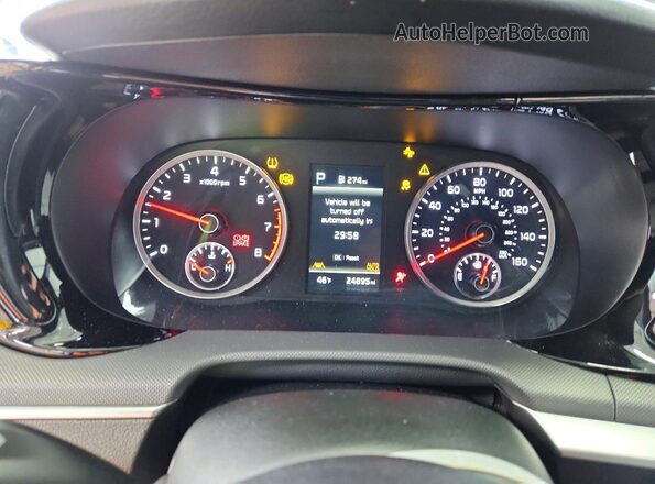 5XXG64J2XRG241340 2024 KIA K5 Black Instrument cluster view