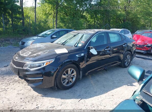 5XXGT4L14GG040477 2016 KIA OPTIMA Black Vista tres cuartos delantera izquierda