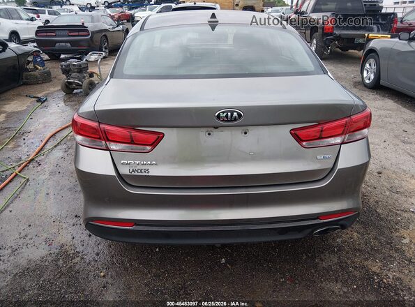 5XXGT4L14GG057652 2016 KIA OPTIMA Gray 