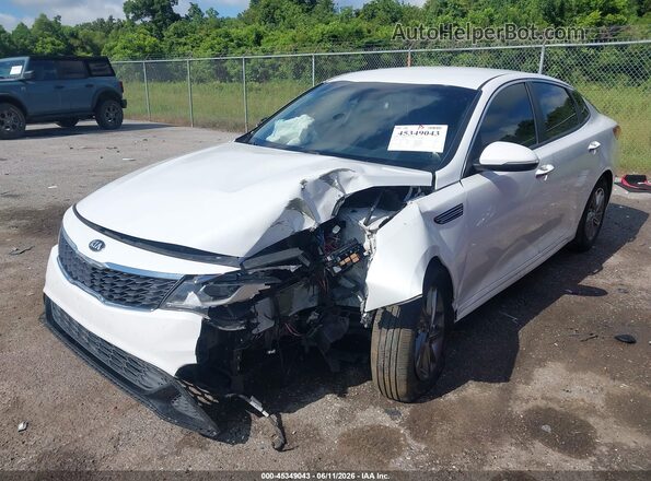 5XXGT4L31KG336776 2019 KIA OPTIMA Белый Передняя левая четверть