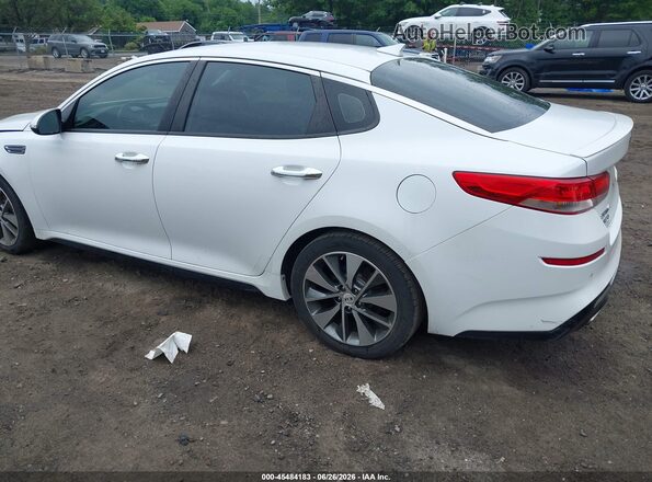 5XXGT4L32KG301762 2019 KIA OPTIMA White Rear left