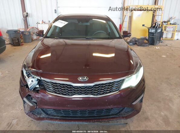 5XXGT4L32KG344210 2019 KIA OPTIMA Purple Vista del cuadro de instrumentos