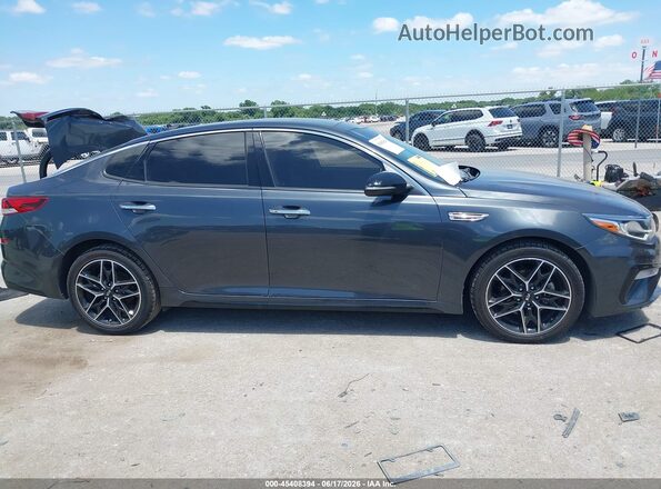 5XXGT4L32LG445507 2020 KIA OPTIMA Gray Widok wnętrza z tyłu