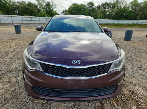 5XXGT4L33HG156126 2017 KIA OPTIMA Maroon 
