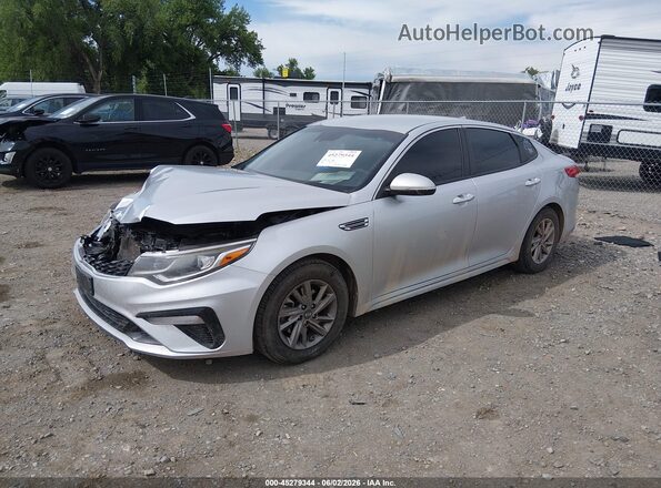 5XXGT4L33KG347181 2019 KIA OPTIMA Silver Przód lewy