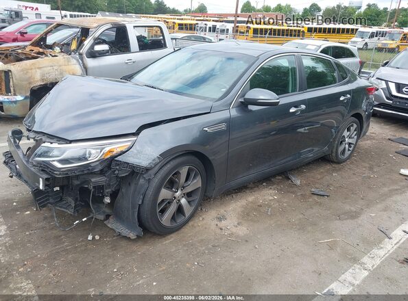 5XXGT4L34LG395404 2020 KIA OPTIMA Серый Передняя левая четверть