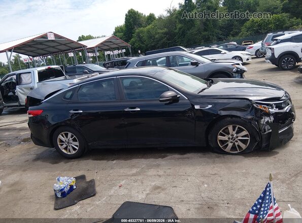 5XXGT4L36GG116038 2016 KIA OPTIMA Black Rear interior view