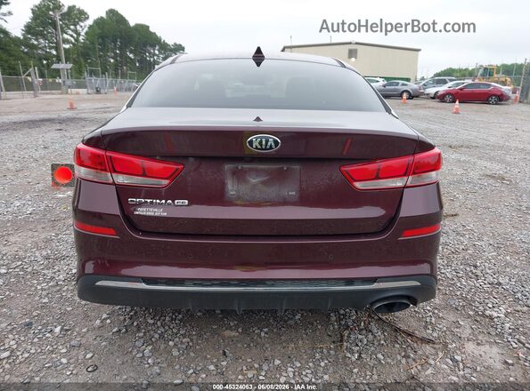 5XXGT4L36KG339317 2019 KIA OPTIMA Burgundy 