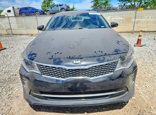 5XXGT4L37JG211148 2018 KIA OPTIMA Black წინა ხედი