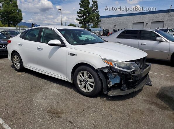 5XXGT4L37JG211599 2018 KIA OPTIMA White წინა მარჯვენა