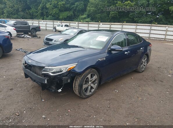 5XXGT4L37KG369975 2019 KIA OPTIMA Blue Przód lewy