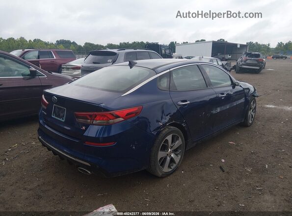 5XXGT4L37KG369975 2019 KIA OPTIMA Blue Tył prawy