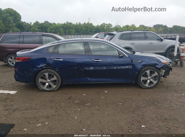 5XXGT4L37KG369975 2019 KIA OPTIMA Blue Widok wnętrza z tyłu
