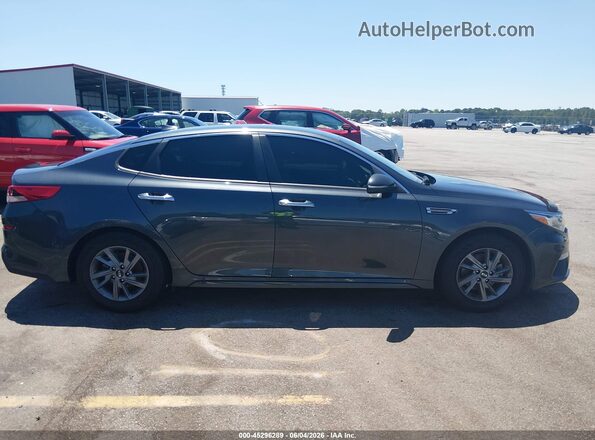 5XXGT4L37LG436656 2020 KIA OPTIMA Gray Widok wnętrza z tyłu
