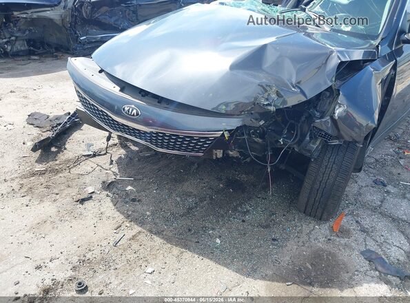 5XXGT4L38JG246765 2018 KIA OPTIMA Gray Front view