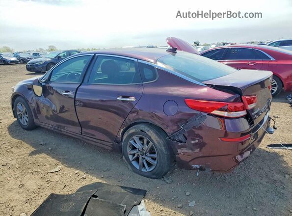 5XXGT4L38LG426315 2020 KIA OPTIMA Burgundy Հետևի ձախ