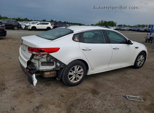 5XXGT4L39GG081026 2016 KIA OPTIMA White Rear right