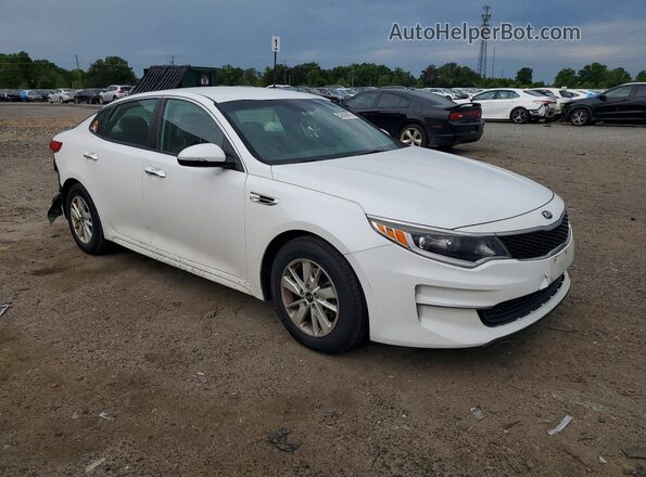 5XXGT4L39GG081026 2016 KIA OPTIMA White Front right
