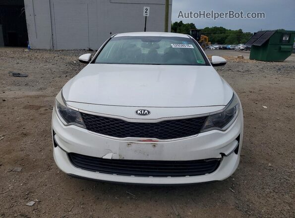 5XXGT4L39GG081026 2016 KIA OPTIMA White Front view