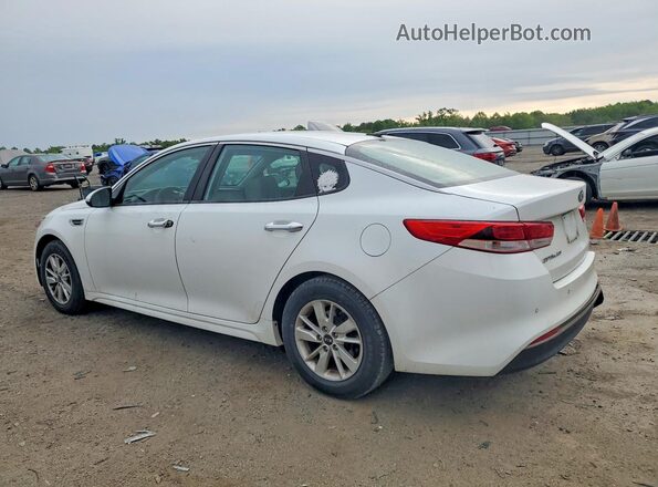 5XXGT4L39GG081026 2016 KIA OPTIMA White Rear left