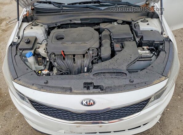 5XXGT4L39GG081026 2016 KIA OPTIMA White Rear interior view